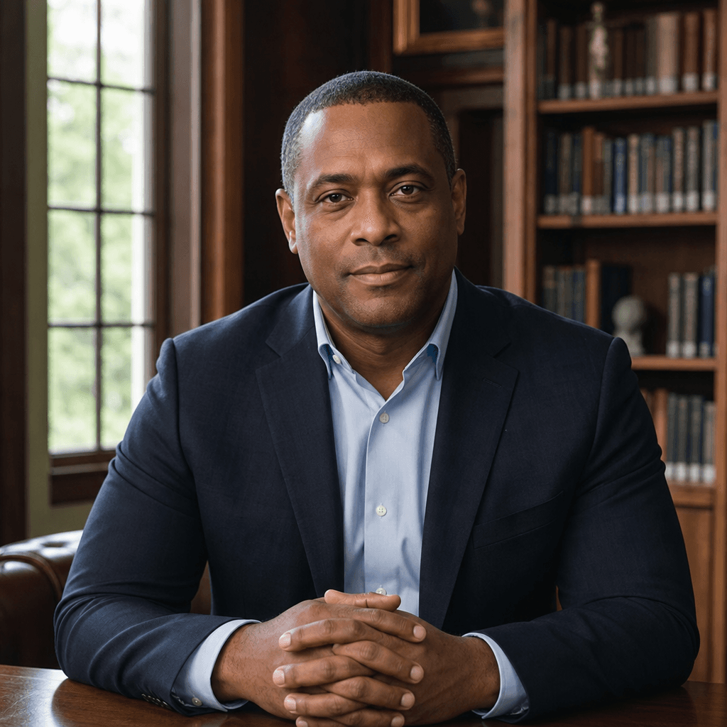 Dr. Marcus Ellison, admissions interviewer