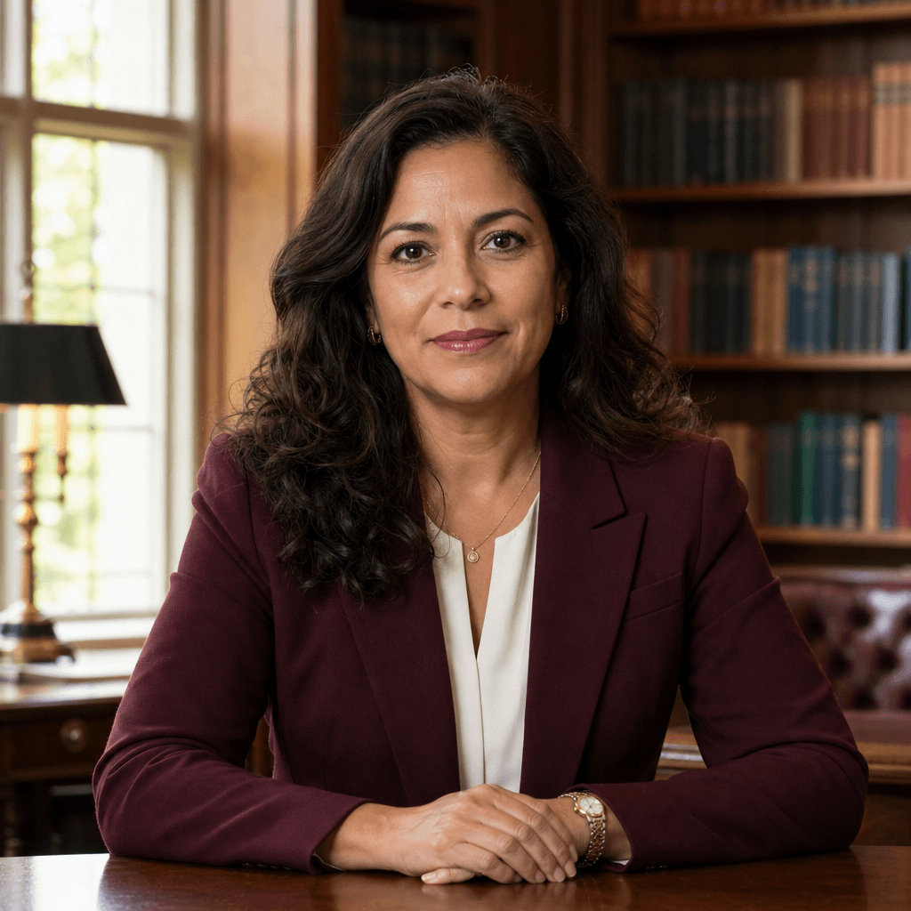 Dr. Isabel Cruz, admissions interviewer