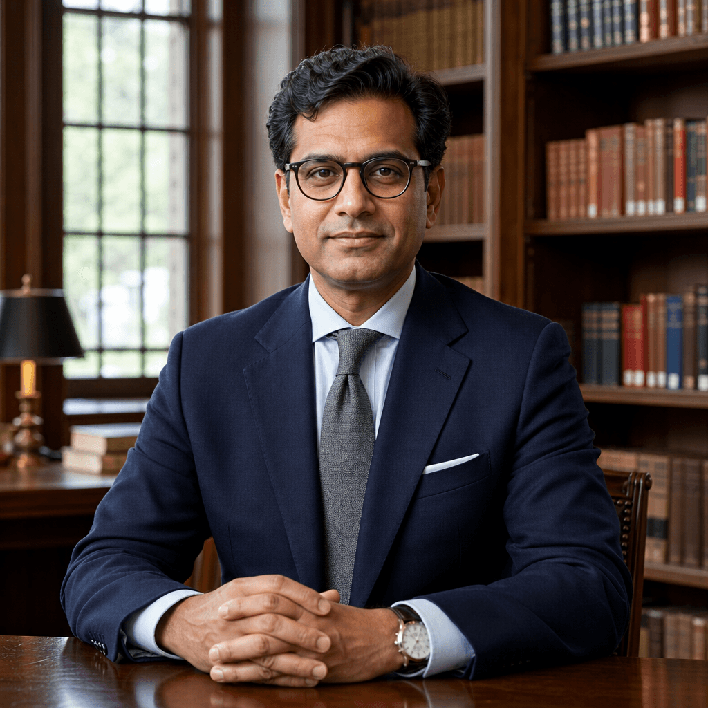 Dr. Arjun Mehta, admissions interviewer