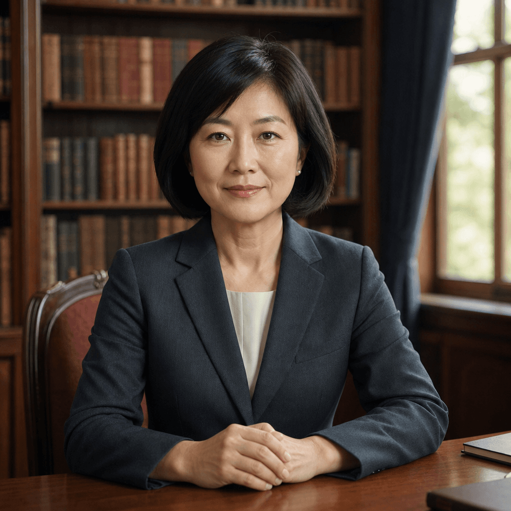 Dr. Claire Nakamura, admissions interviewer